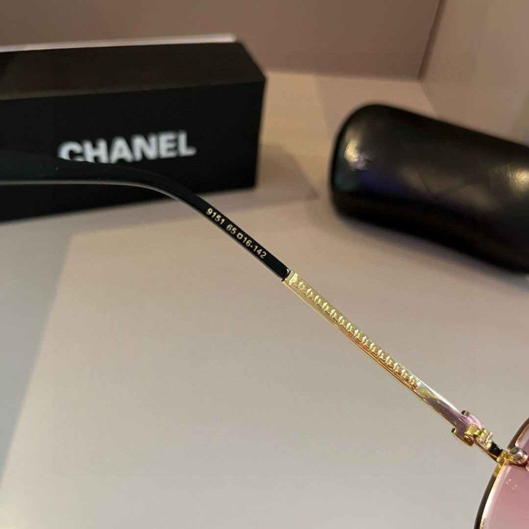 Chanel Fashion Gold Lens Sunglasses for Men & Women - 867019 - detail image 6
