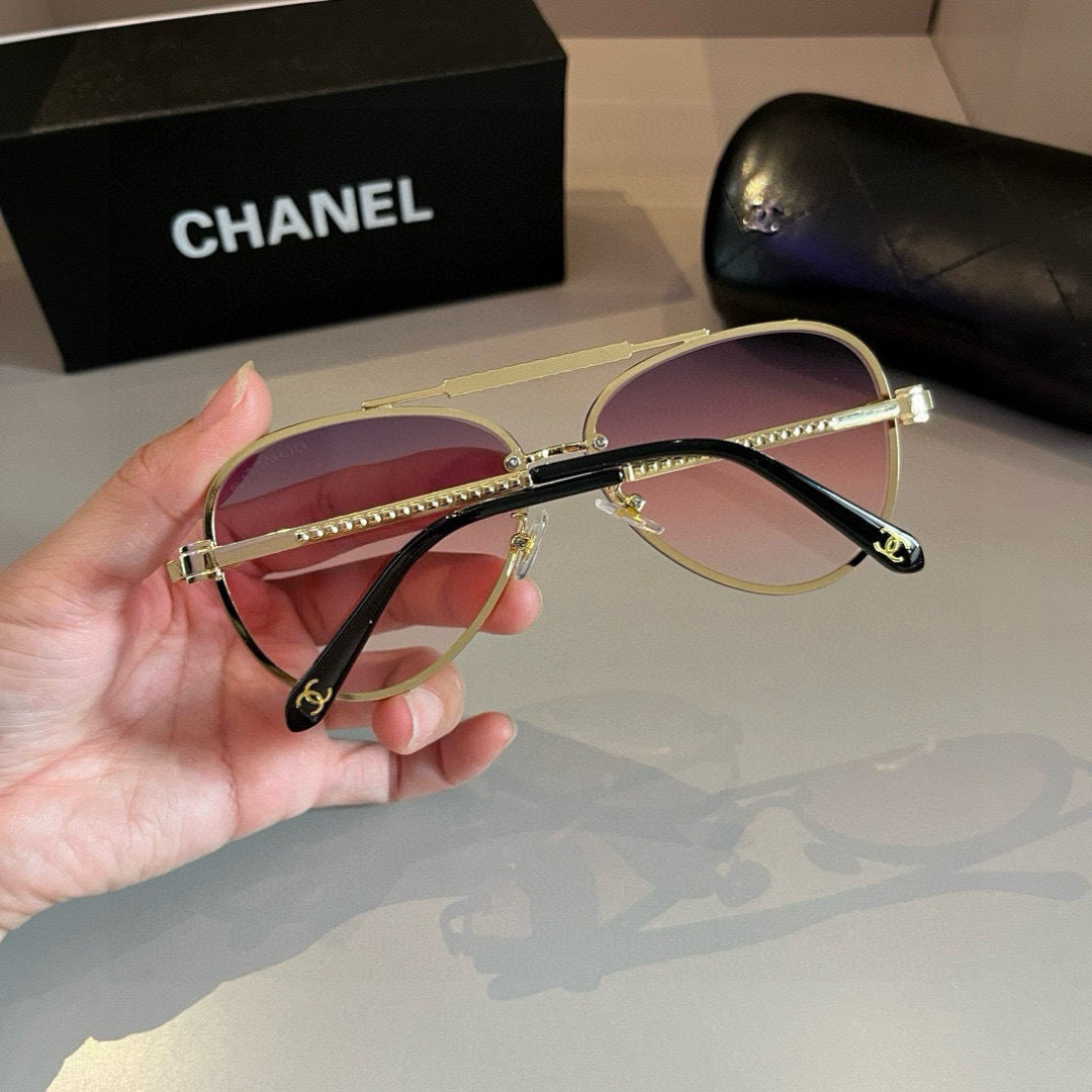 Chanel Fashion Gold Lens Sunglasses for Men & Women - 867019 - detail image 7