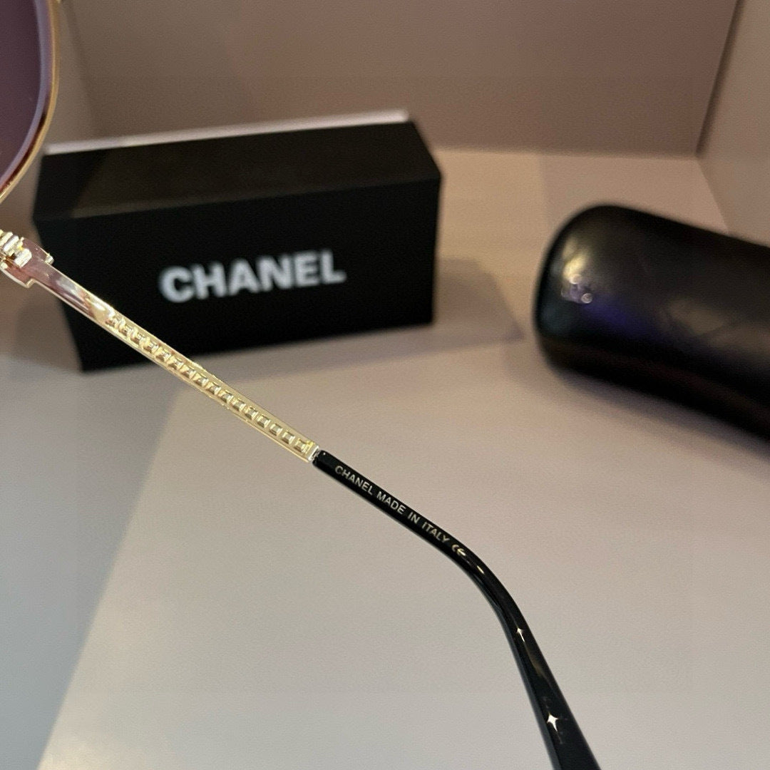 Chanel Fashion Gold Lens Sunglasses for Men & Women - 867019 - detail image 8