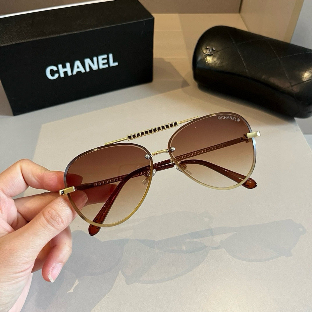Chanel Fashion Gold Lens Sunglasses for Men & Women - 867021 - detail image 3