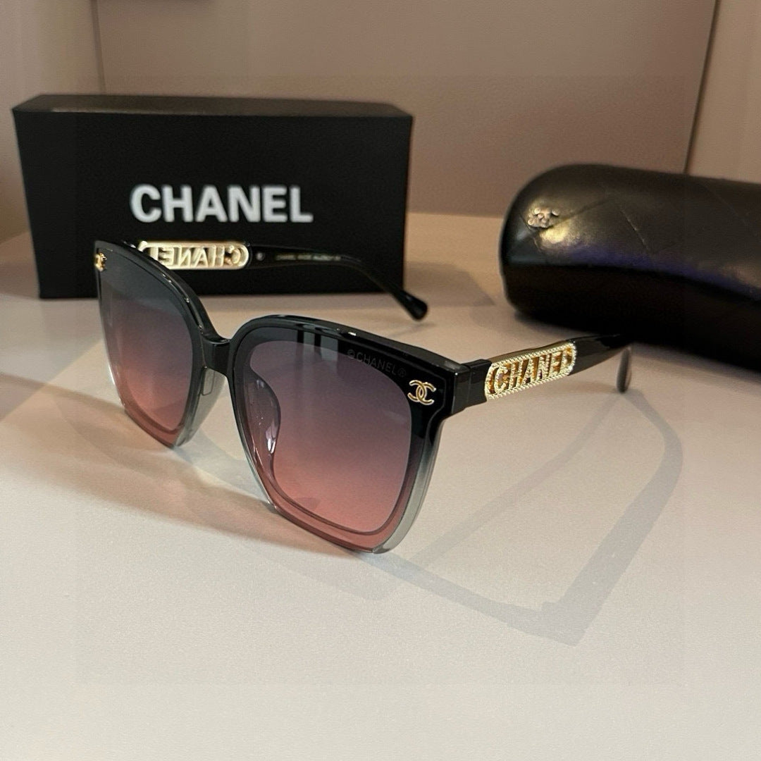 Chanel Fashion Gold Lens Sunglasses for Men & Women - 382223