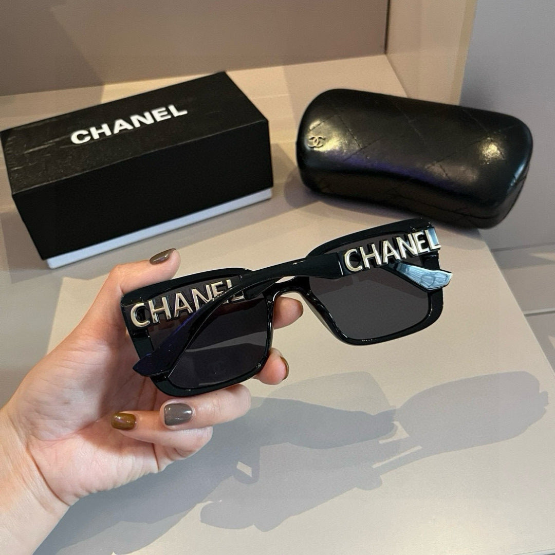 Chanel Square Gold Lens Sunglasses for Men & Women - detail image 7