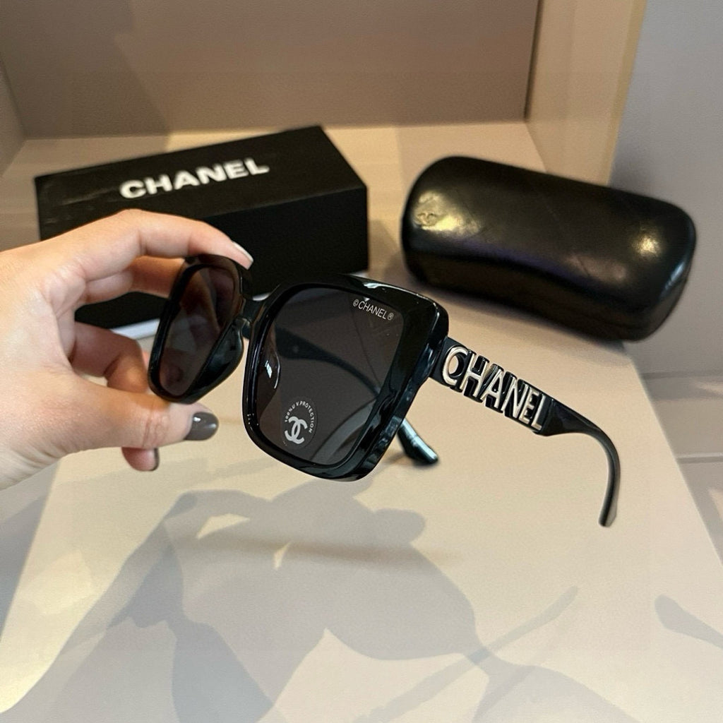 Chanel Square Gold Lens Sunglasses for Men & Women - detail image 2