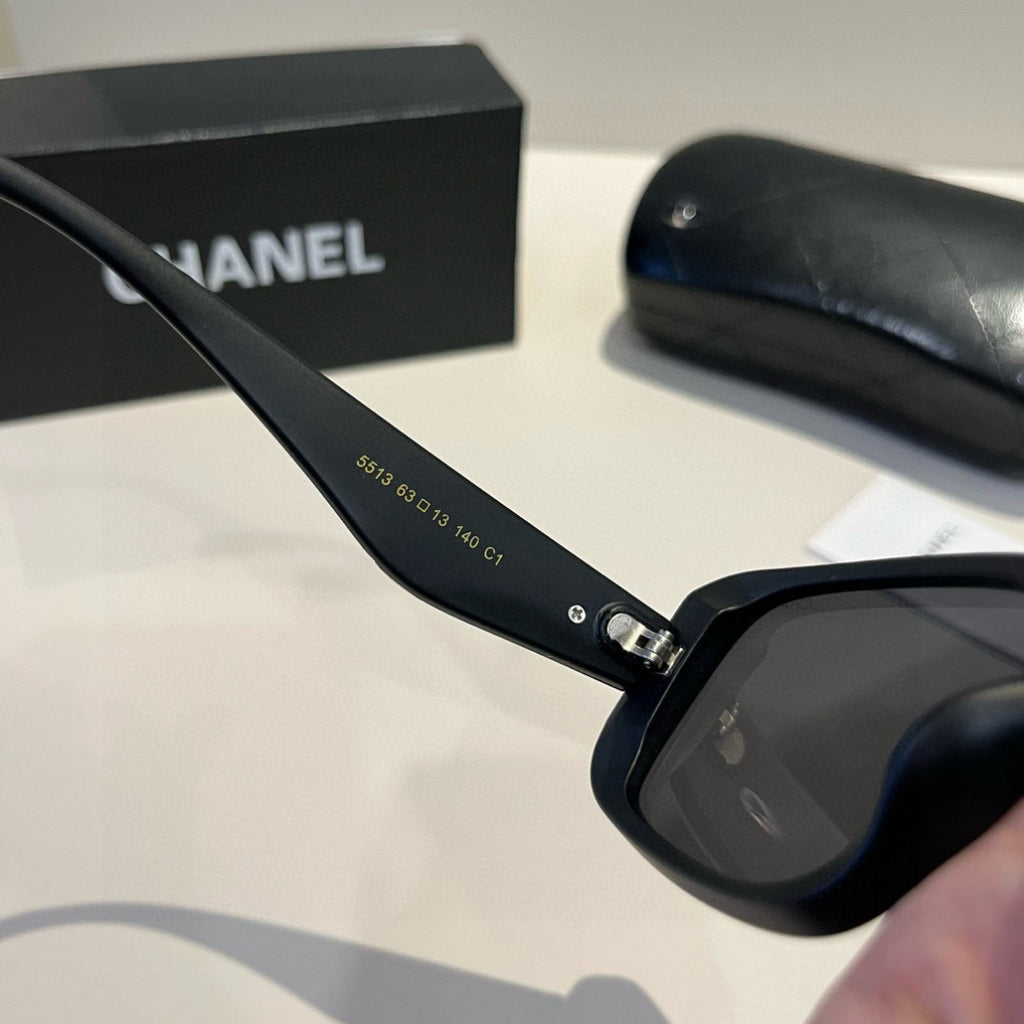 Chanel Square Black Lens Sunglasses for Men & Women - 867024 - detail image 9