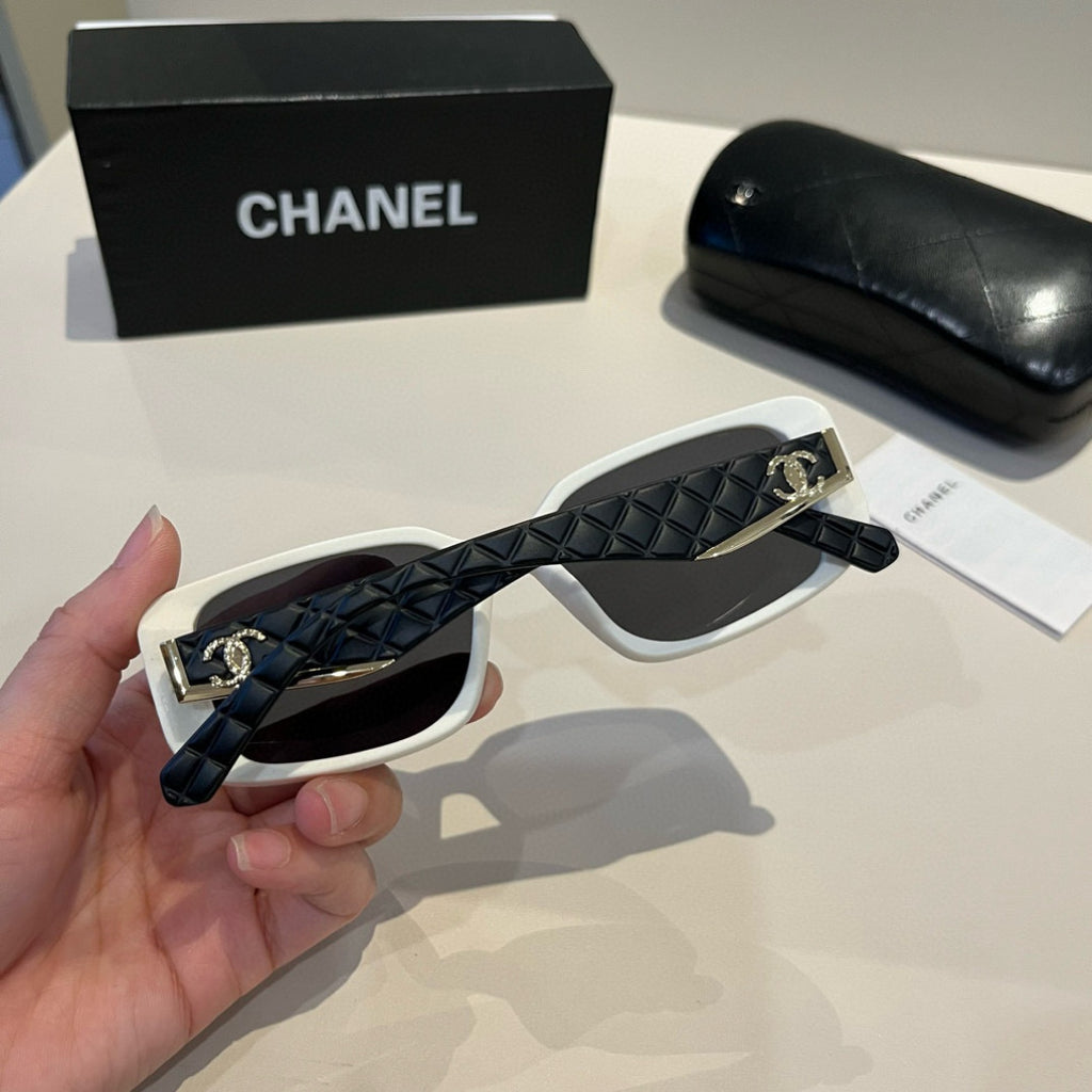 Chanel Square Silver Lens Sunglasses for Men & Women - 867025 - detail image 9
