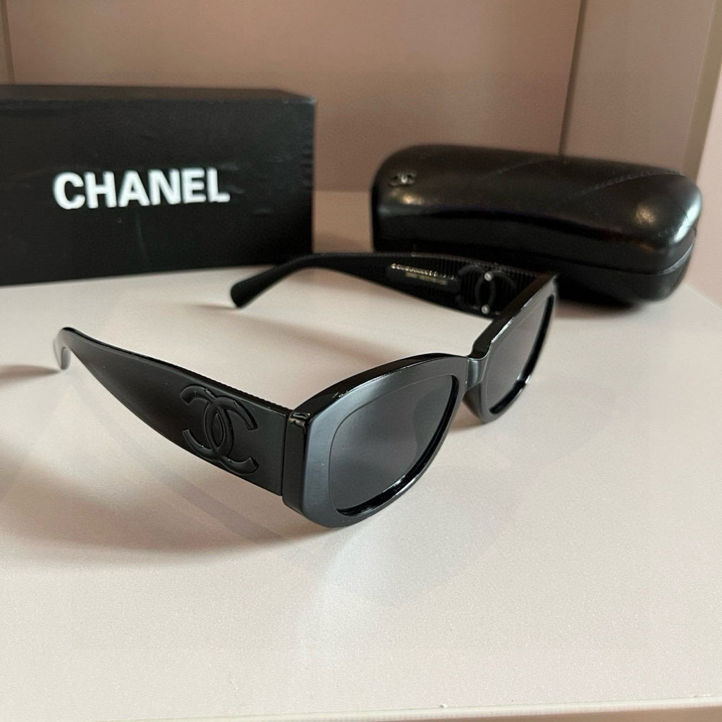 Chanel Oversized Silver Lens Sunglasses for Men & Women - 867026