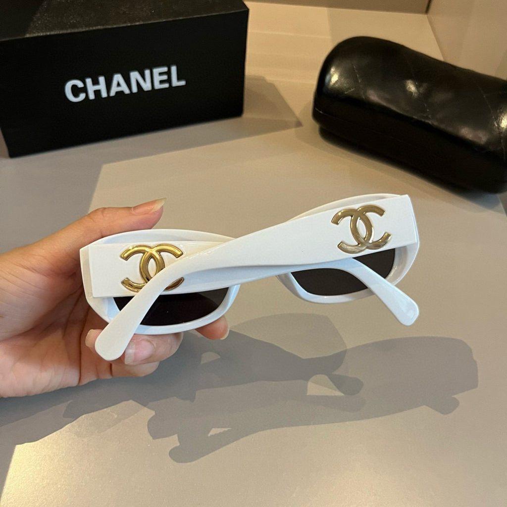 Chanel Oversized Gold Lens Sunglasses for Men & Women - 867027 - detail image 5
