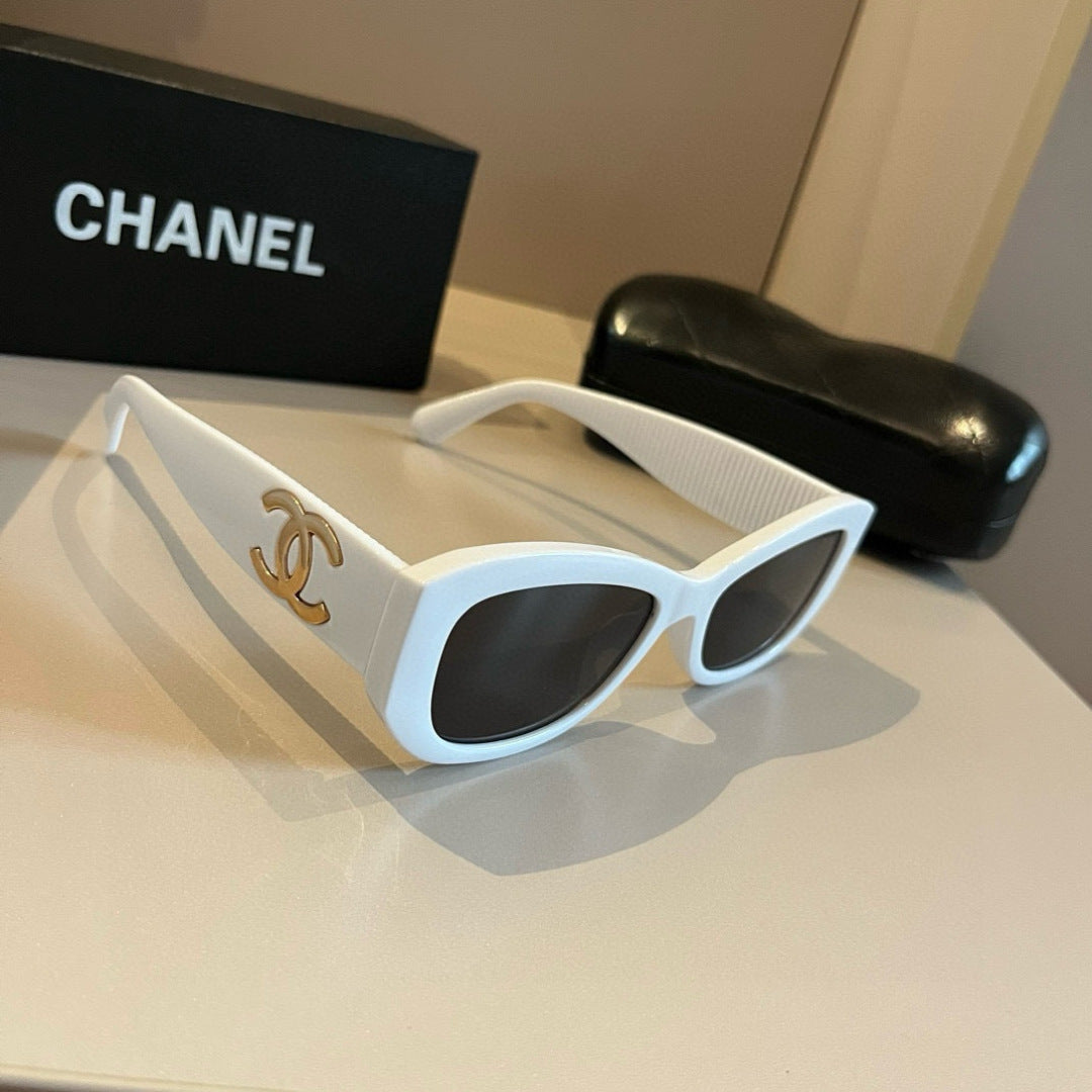 Chanel Oversized Gold Lens Sunglasses for Men & Women - 867027