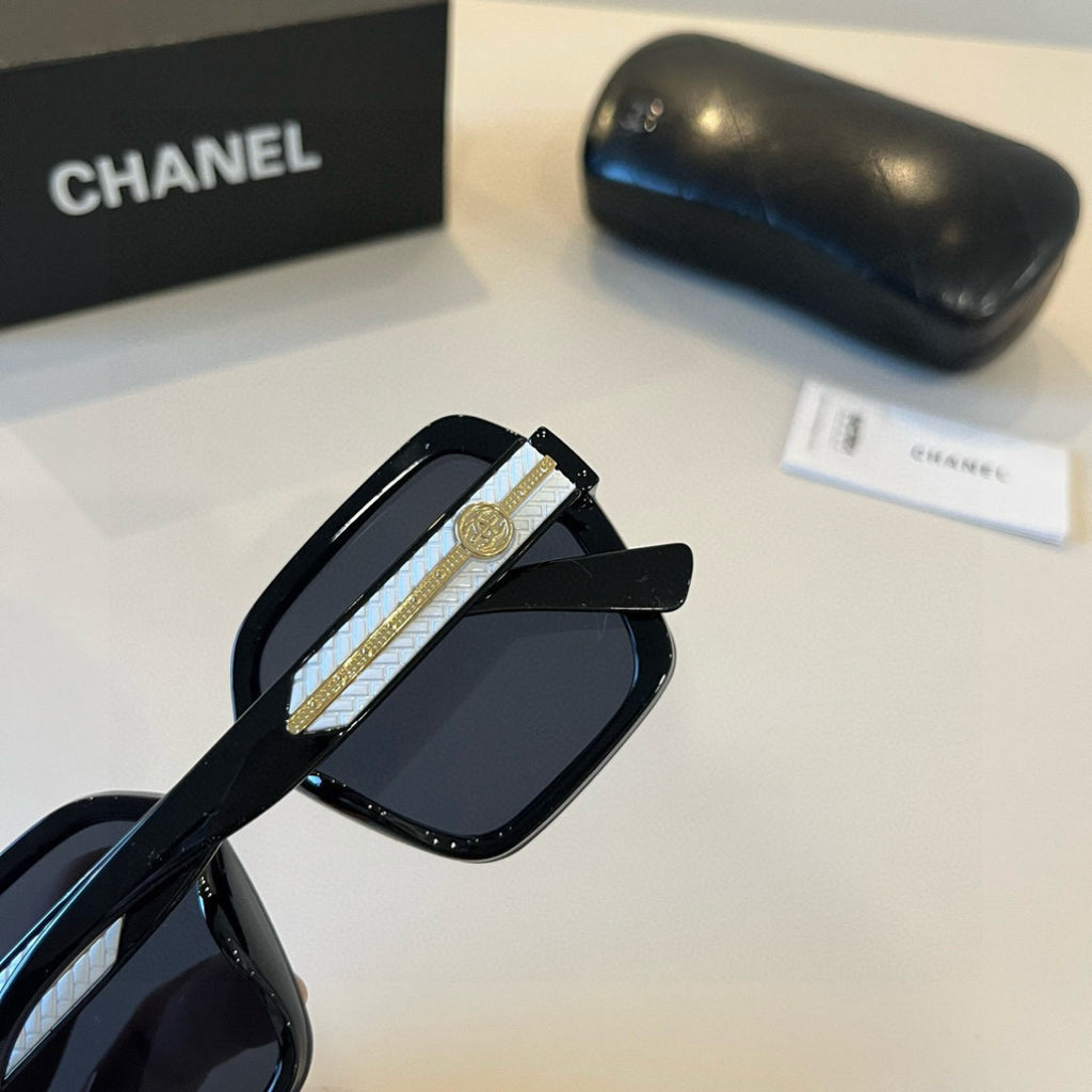 Chanel Fashion Black Lens Sunglasses for Men & Women - 358040 - detail image 8