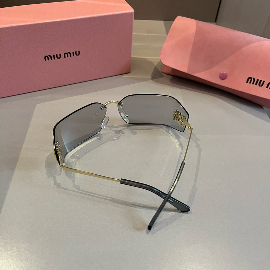 Miu Miu Fashion Silver Lens Sunglasses for Men & Women - 358732 - detail image 4