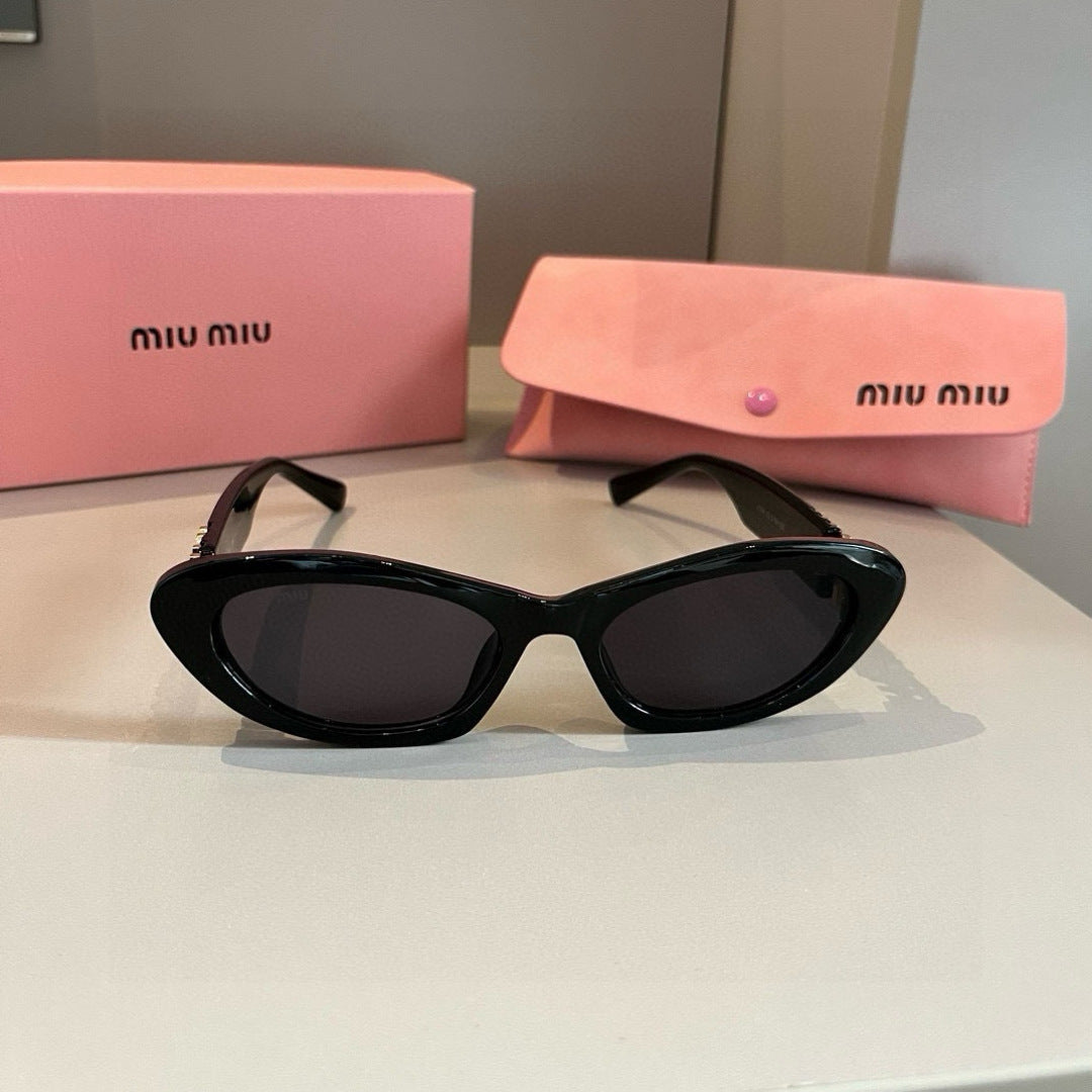 Miu Miu Cat-Eye Gold Lens Sunglasses for Men & Women - 358734 - detail image 2