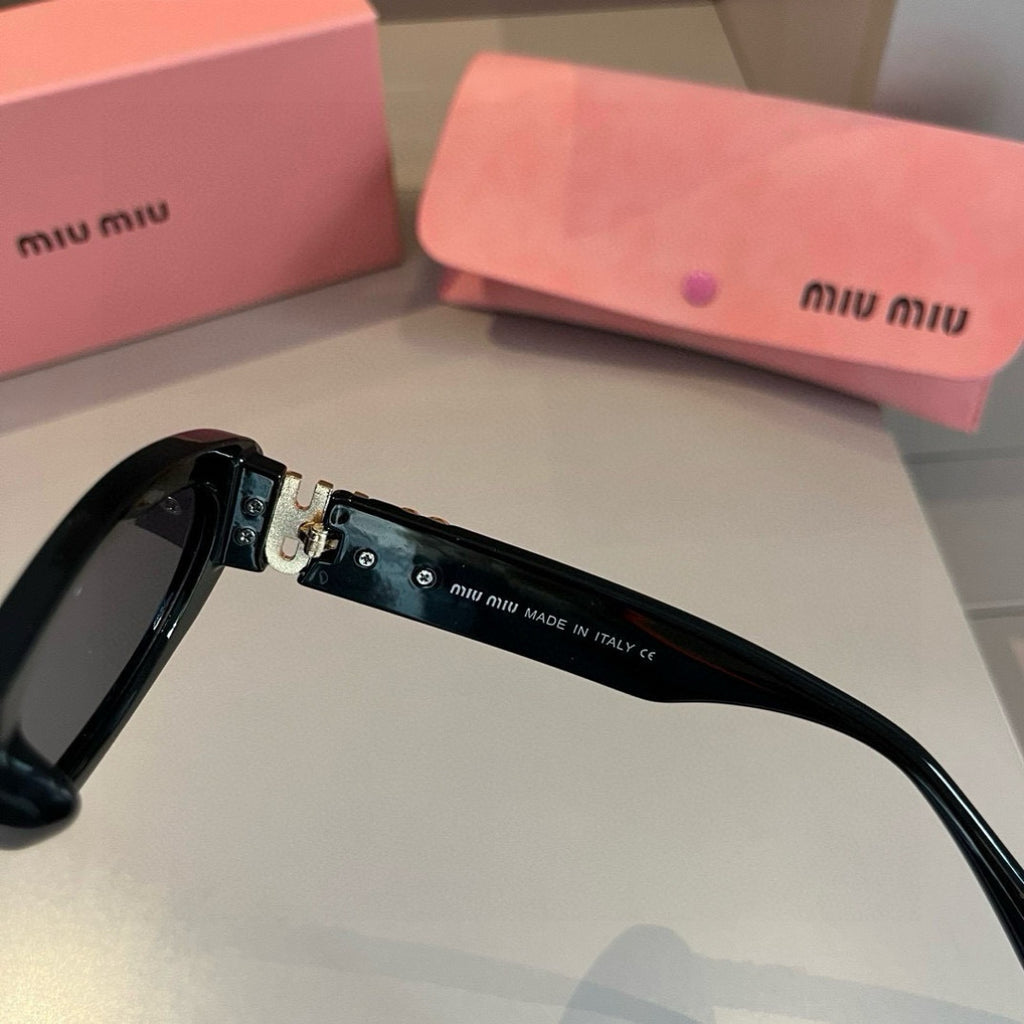 Miu Miu Cat-Eye Gold Lens Sunglasses for Men & Women - 358734 - detail image 8
