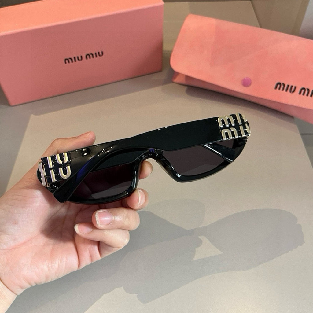 Miu Miu Cat-Eye Gold Lens Sunglasses for Men & Women - 358734 - detail image 5
