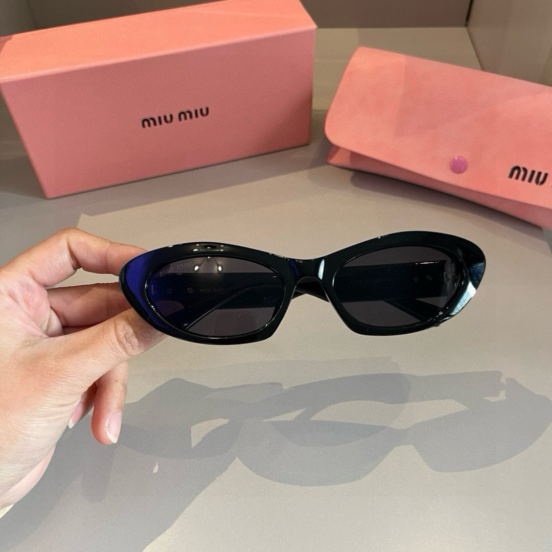 Miu Miu Cat-Eye Gold Lens Sunglasses for Men & Women - 358734 - detail image 6