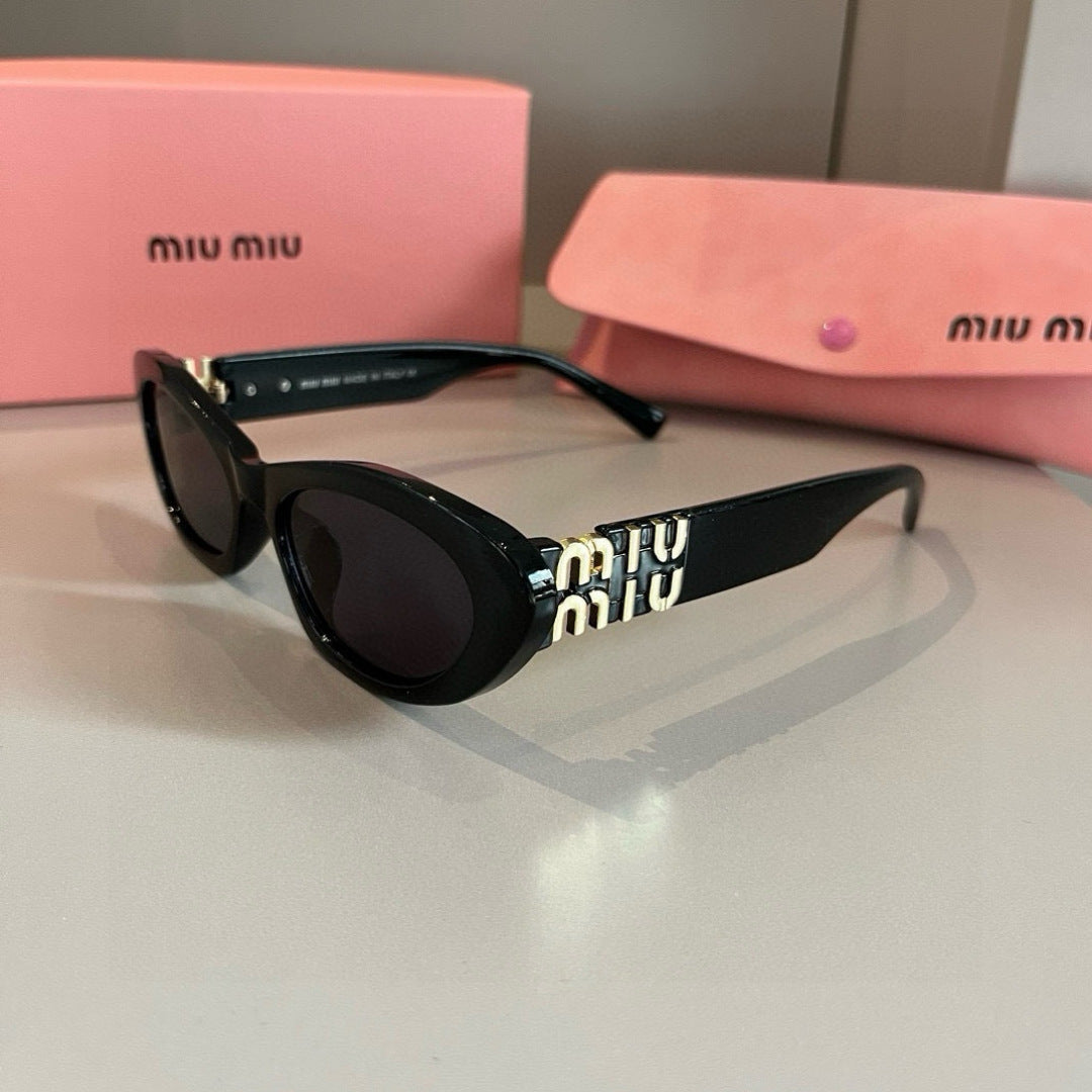 Miu Miu Cat-Eye Gold Lens Sunglasses for Men & Women - 358734 - detail image 3