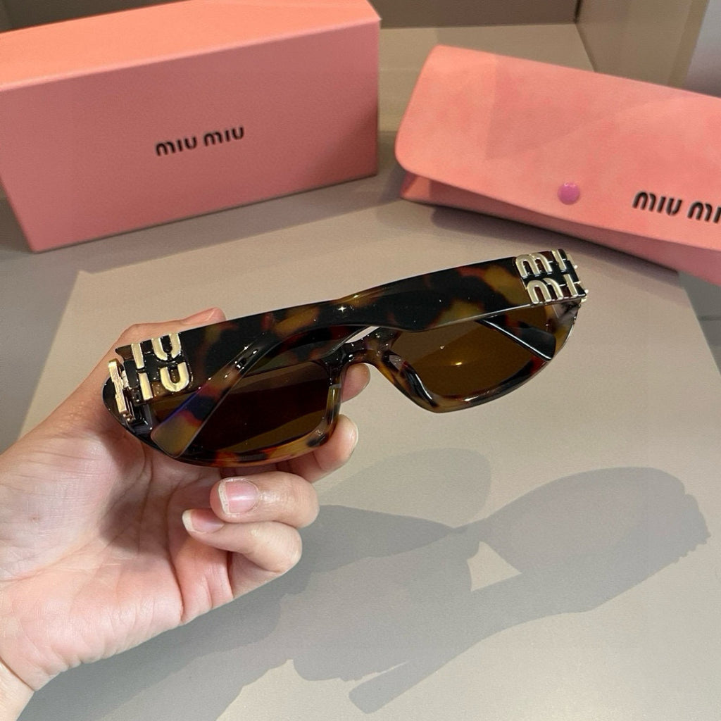 Miu Miu Cat-Eye Gold Lens Sunglasses for Men & Women - 358735 - detail image 9