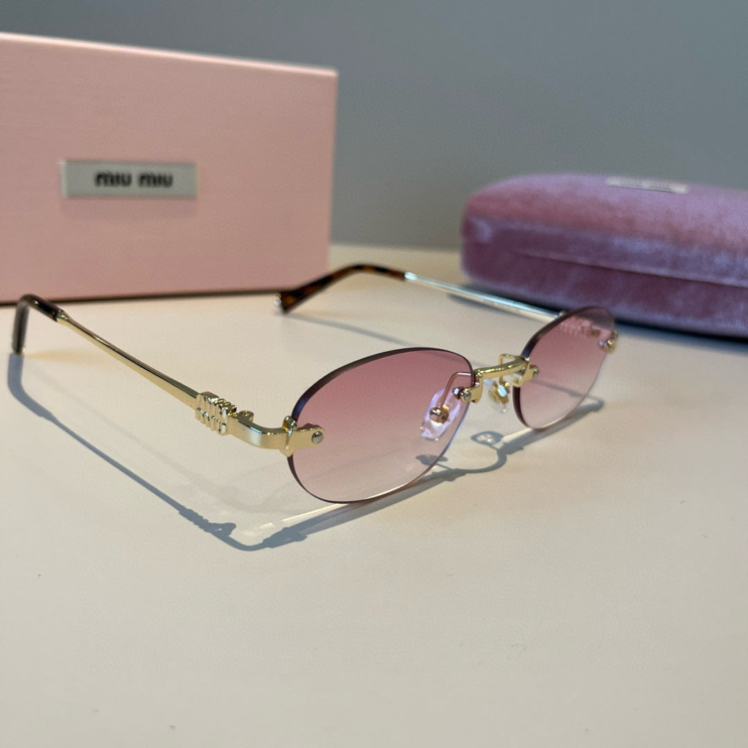 Miu Miu Fashion Silver Lens Sunglasses for Men & Women - 372375
