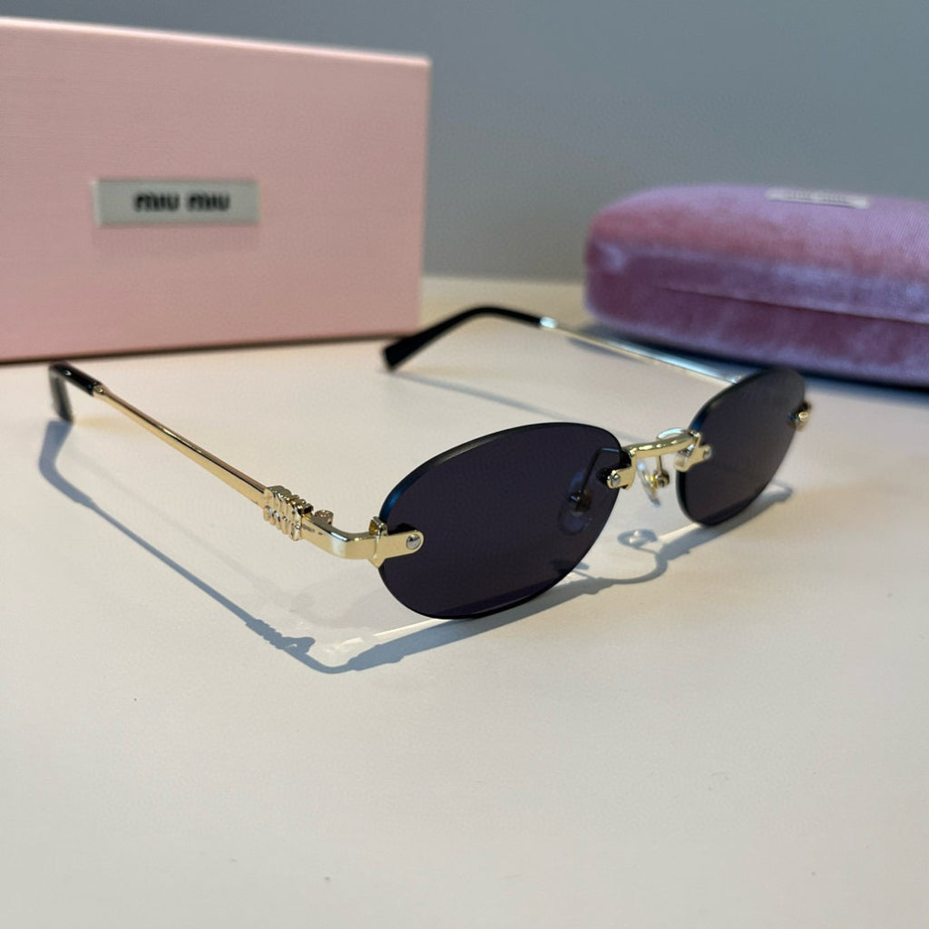 Miu Miu Fashion Silver Lens Sunglasses for Men & Women - 372376