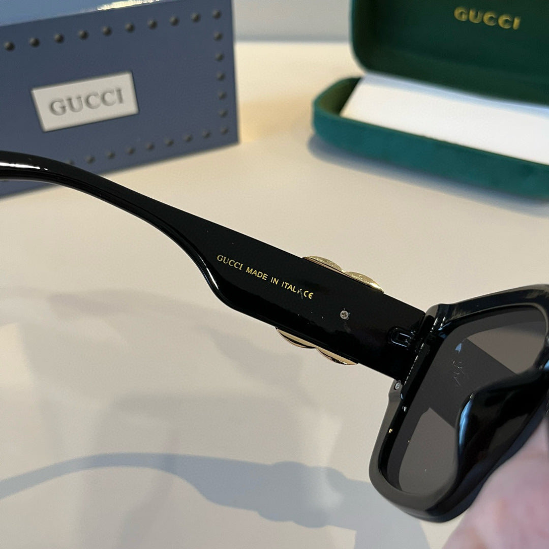 Gucci Oversized Black Lens Sunglasses for Men & Women - 486335 - detail image 10