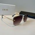 Dior Fashion Red Lens Sunglasses for Men & Women - 431811
