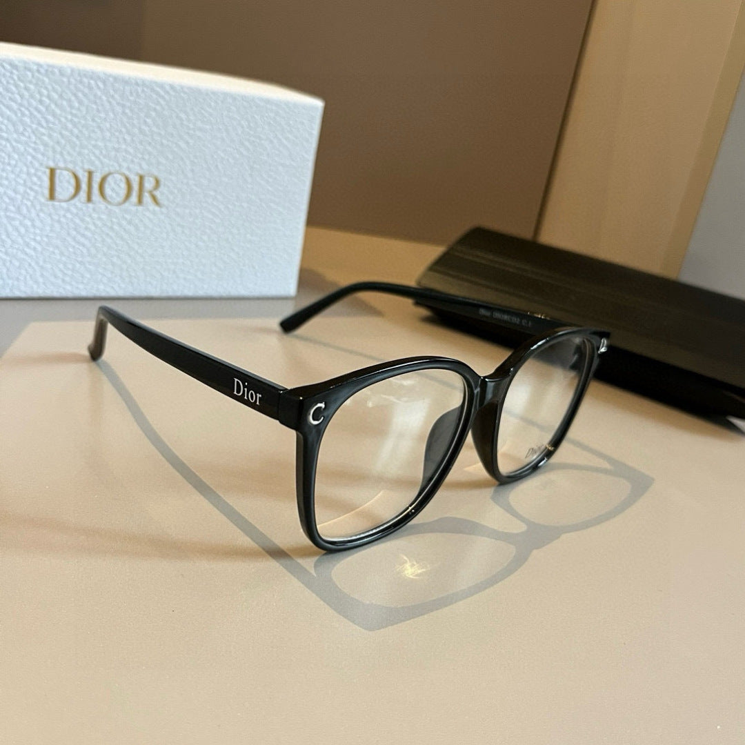 Dior Blue-Light Fashion Gold Lens Sunglasses for Men & Women