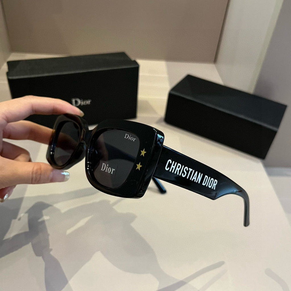 Dior Rectangular Black Lens Sunglasses for Men & Women - detail image 4