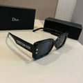 Dior Rectangular Black Lens Sunglasses for Men & Women