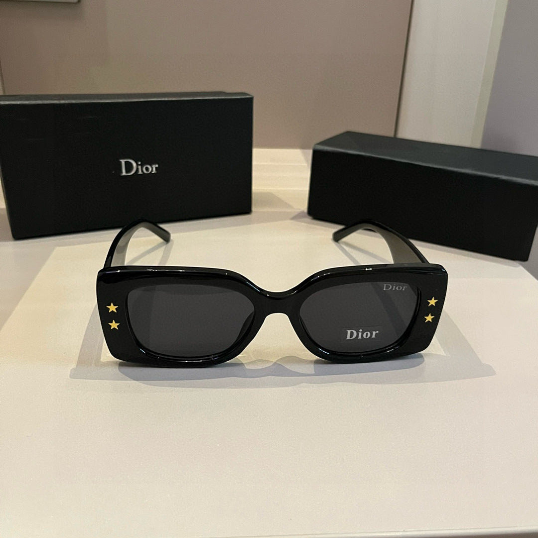 Dior Rectangular Black Lens Sunglasses for Men & Women - detail image 2