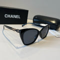 Chanel Oversized Black Lens Sunglasses for Men & Women - 371795