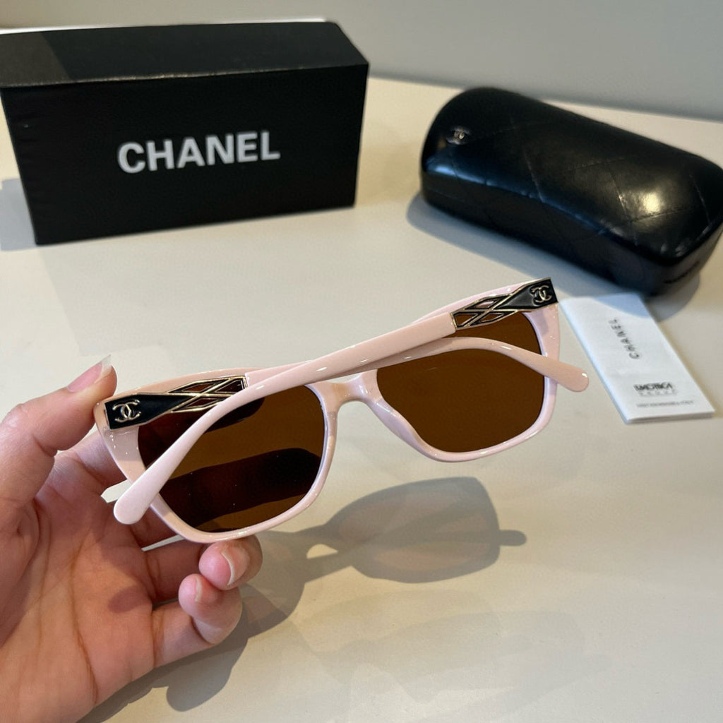 Chanel Oversized Brown Lens Sunglasses for Men & Women - 371797 - detail image 6