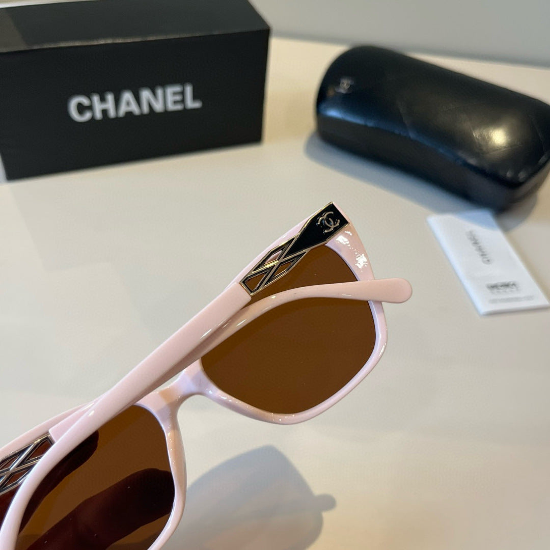 Chanel Oversized Brown Lens Sunglasses for Men & Women - 371797 - detail image 5