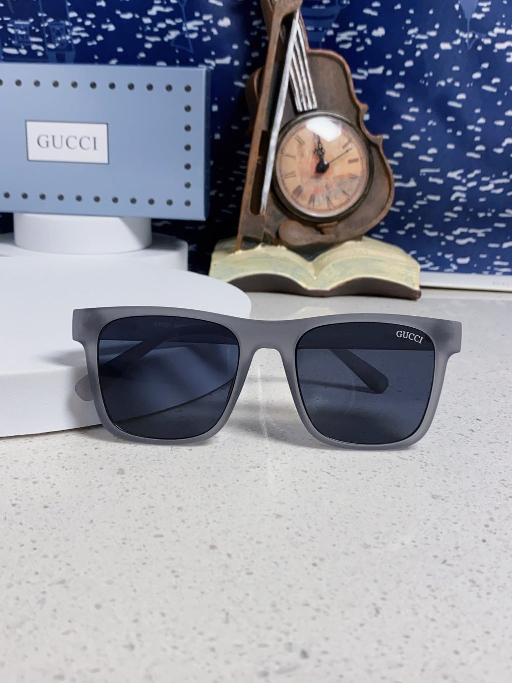 Gucci Fashion Blue Lens Sunglasses for Men & Women - 398368 - detail image 9