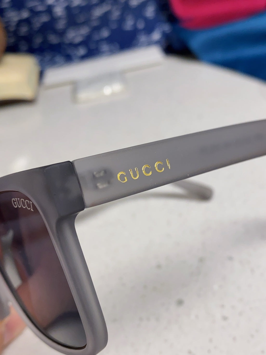 Gucci Fashion Blue Lens Sunglasses for Men & Women - 398368 - detail image 7