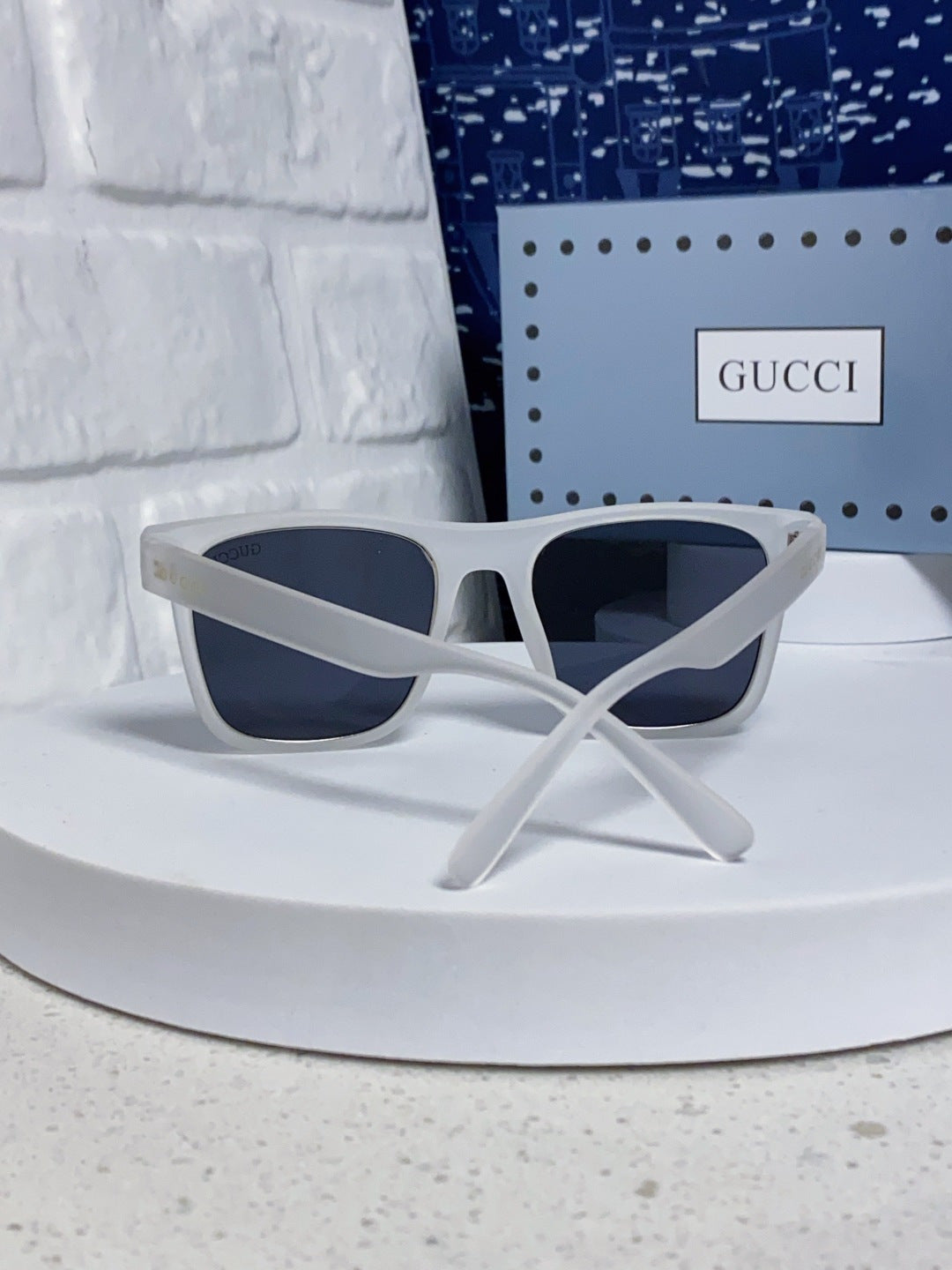 Gucci Fashion Blue Lens Sunglasses for Men & Women - 398369 - detail image 3