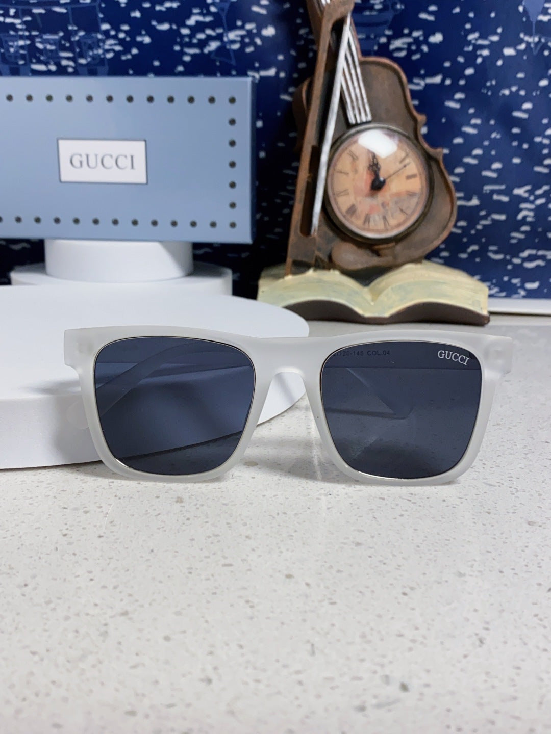Gucci Fashion Blue Lens Sunglasses for Men & Women - 398369 - detail image 9