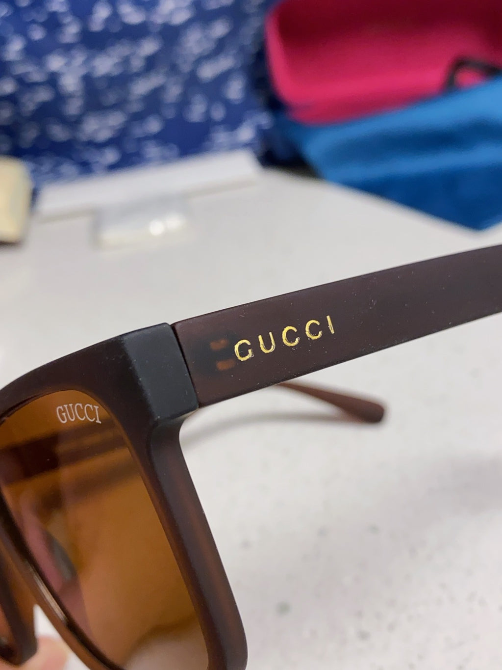 Gucci Fashion Black Lens Sunglasses for Men & Women - 398370 - detail image 7