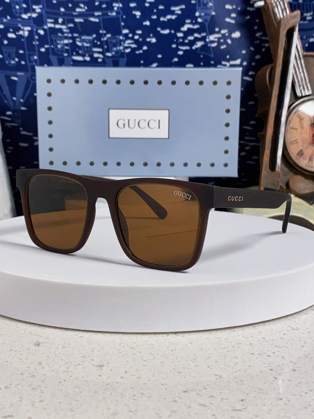 Gucci Fashion Black Lens Sunglasses for Men & Women - 398370
