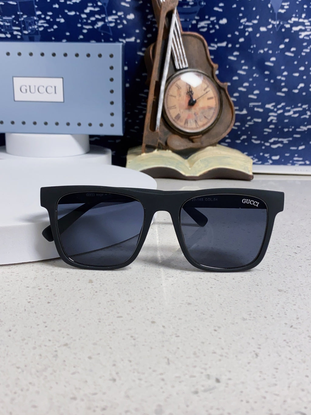 Gucci Fashion Blue Lens Sunglasses for Men & Women - 398371 - detail image 9