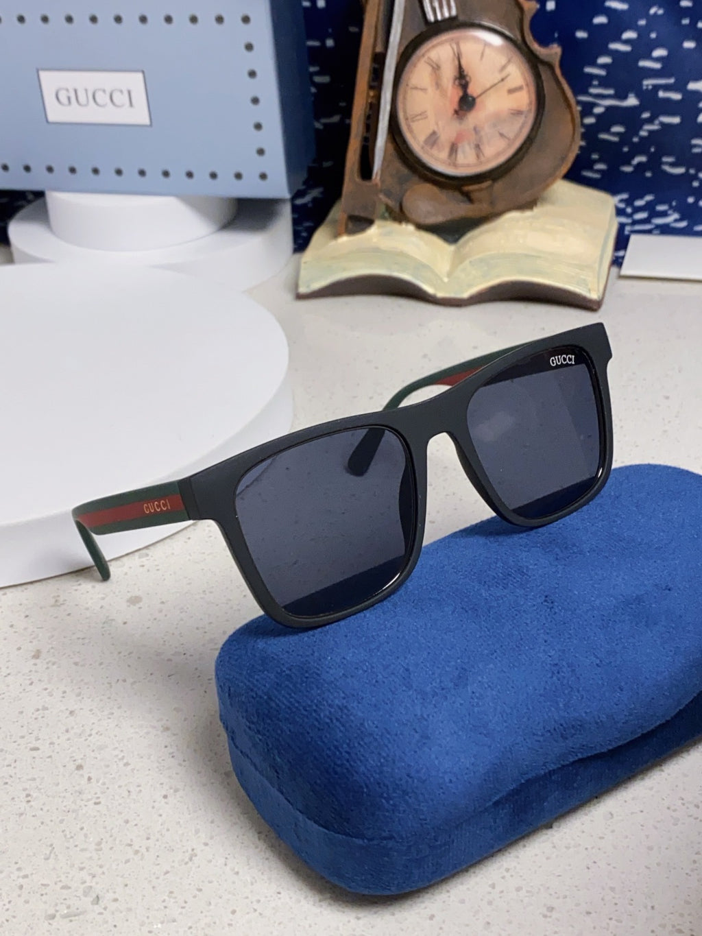 Gucci Fashion Blue Lens Sunglasses for Men & Women - 398372 - detail image 10