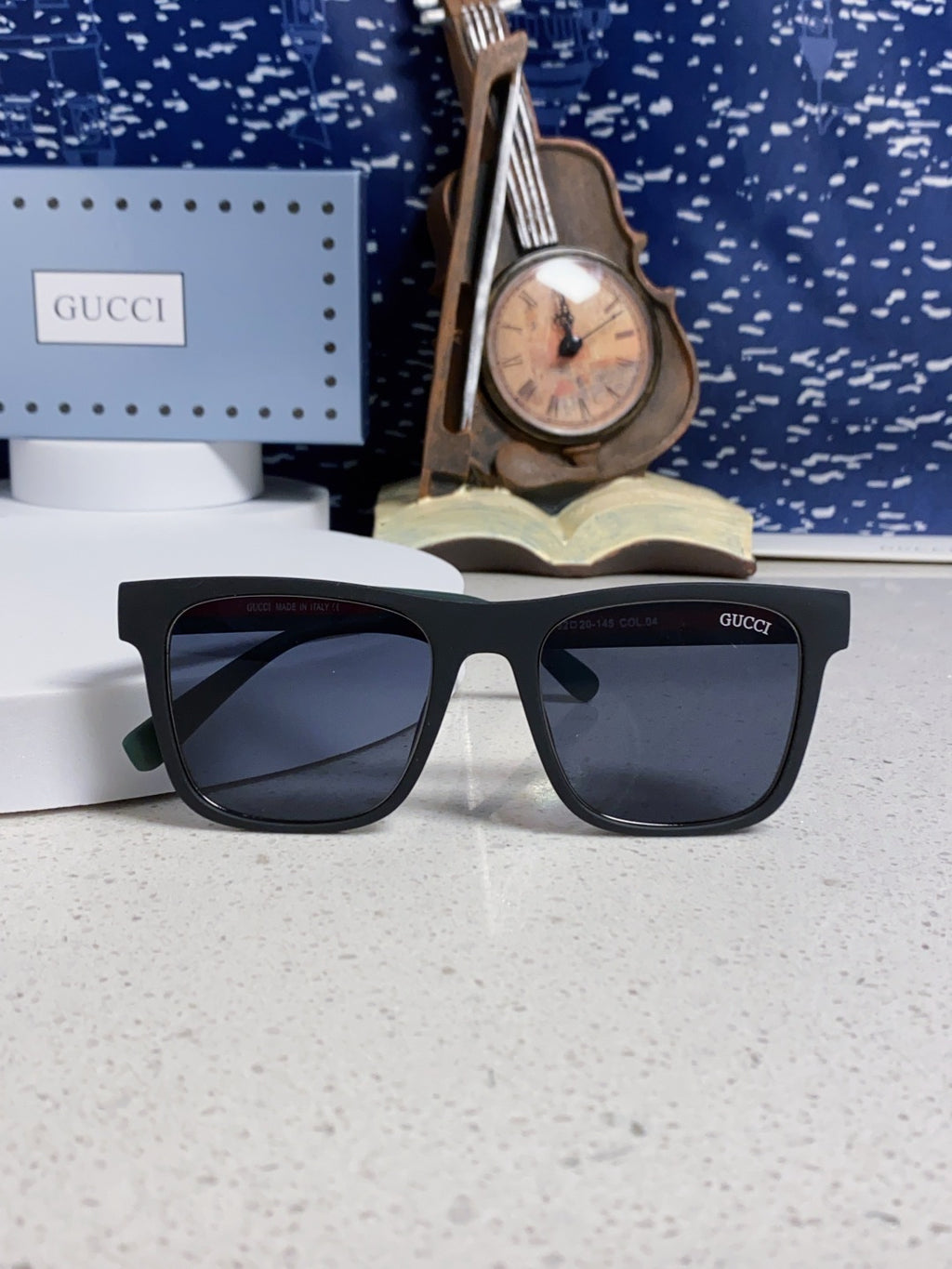 Gucci Fashion Blue Lens Sunglasses for Men & Women - 398372 - detail image 9