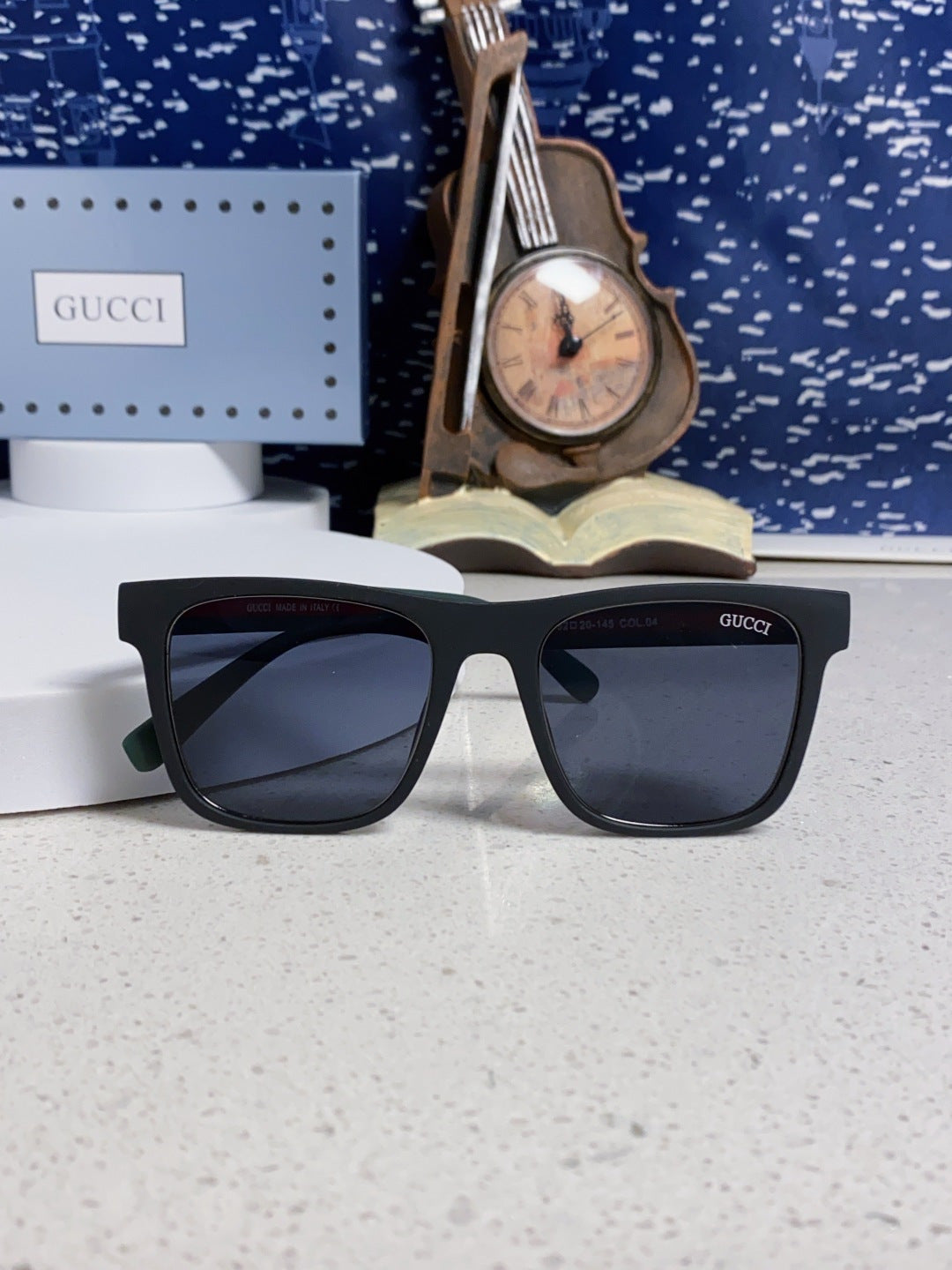Gucci Fashion Blue Lens Sunglasses for Men & Women - 398372 - detail image 9