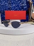 Cartier Lightweight Metal Rimless Pink Lens Sunglasses for Men & Women