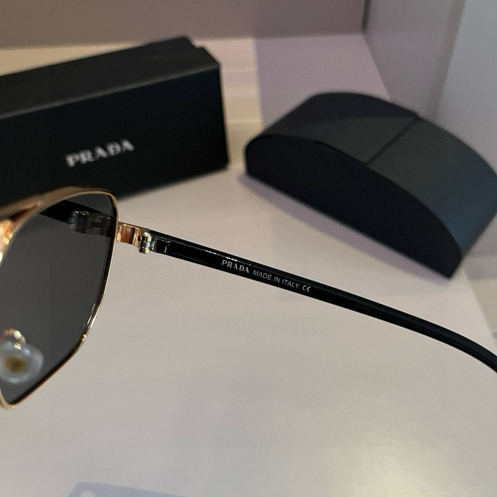Prada Polarized Fashion Gold Lens Sunglasses for Men - 372053 - detail image 7