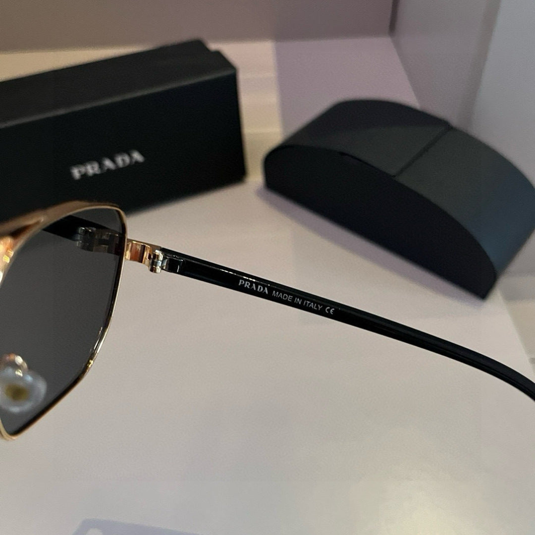 Prada Polarized Fashion Gold Lens Sunglasses for Men - 372053 - detail image 7