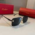 Cartier Lightweight Metal Rimless Gold Lens Sunglasses for Men & Wome - 399046
