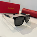 Cartier Fashion Black Lens Sunglasses for Men & Women - 399047