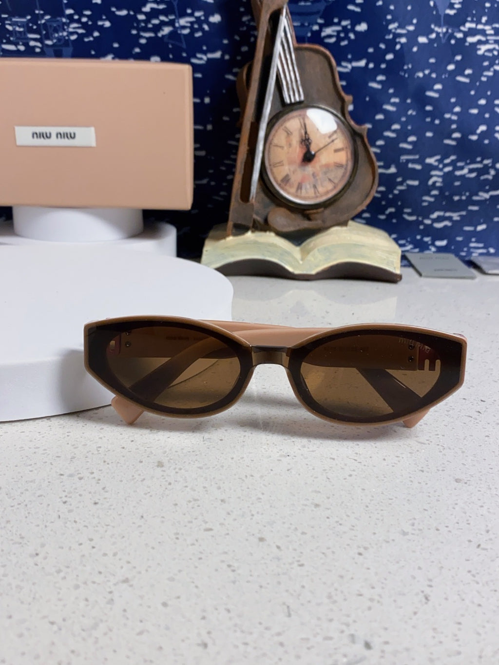Miu Miu Cat-Eye Brown Lens Sunglasses for Women - 158607 - detail image 9