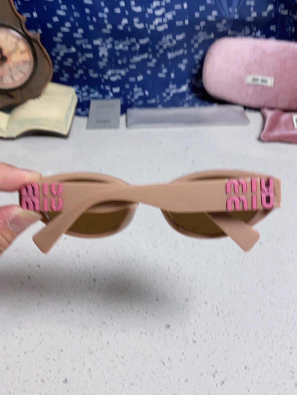Miu Miu Cat-Eye Brown Lens Sunglasses for Women - 158607 - detail image 5