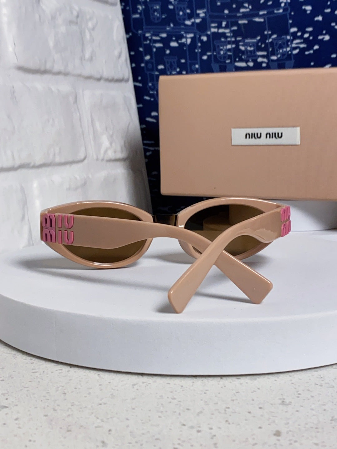 Miu Miu Cat-Eye Brown Lens Sunglasses for Women - 432628 - detail image 3