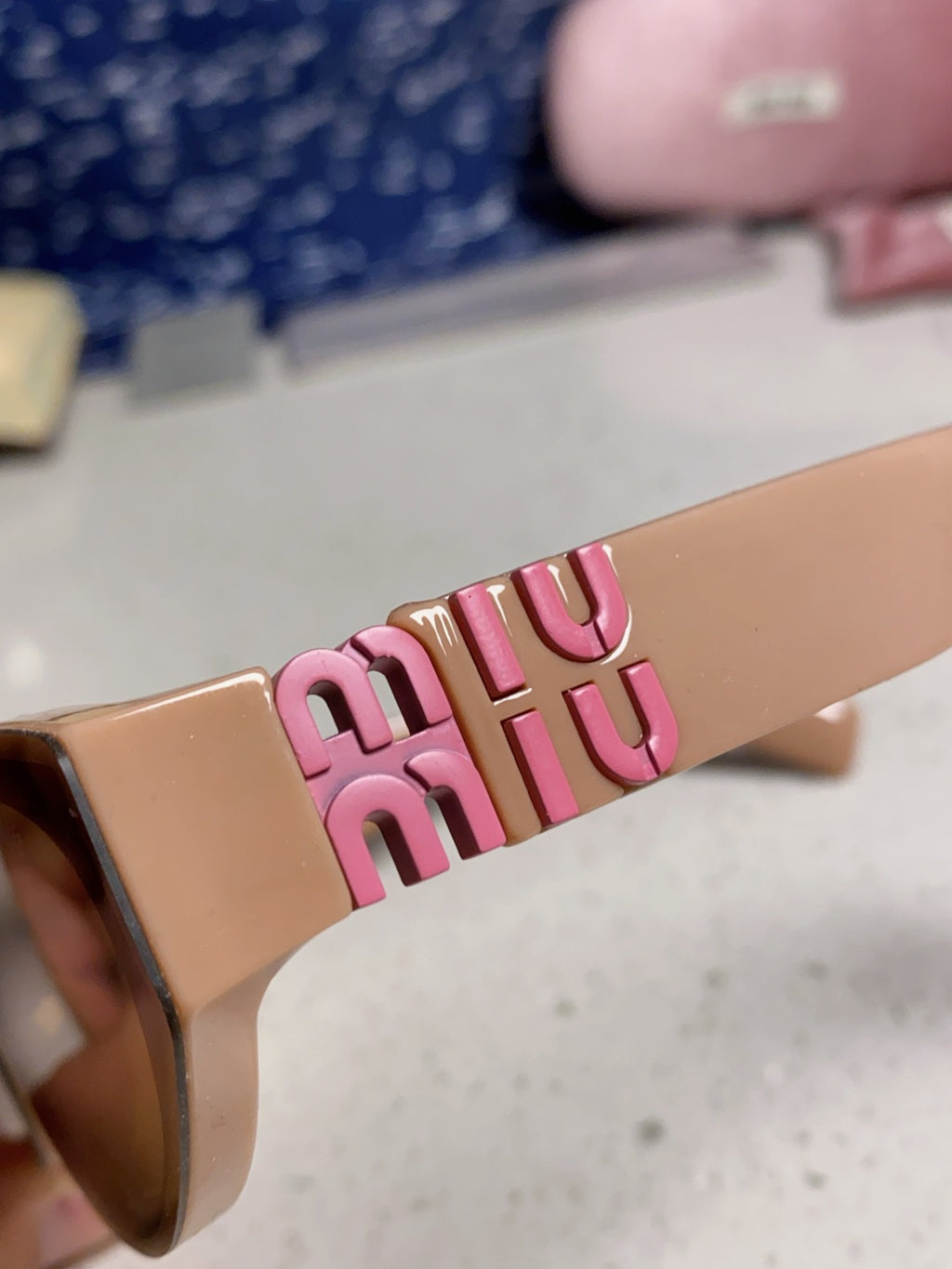 Miu Miu Cat-Eye Brown Lens Sunglasses for Women - 867216 - detail image 7